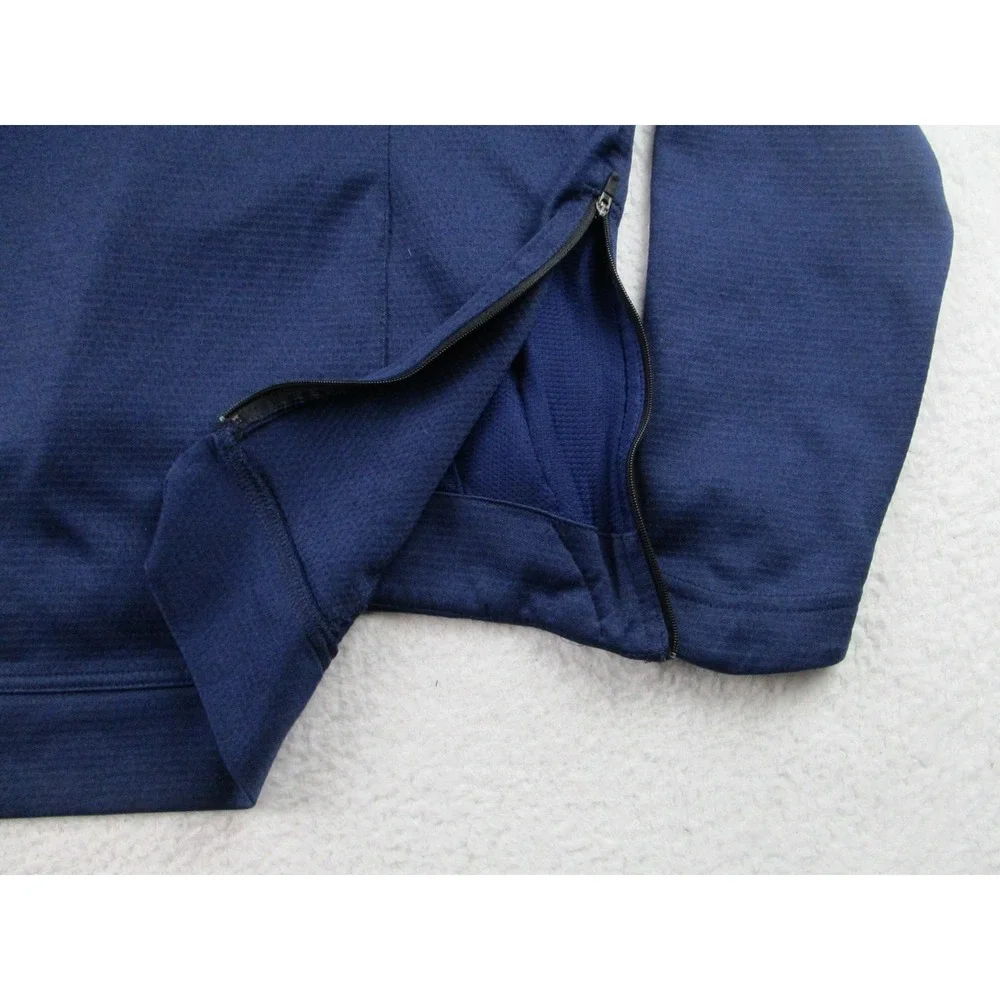 Nike Basketball Hyper Elite Jacket Mens Medium Blue L/S Full Zip Dri-Fit Pockets